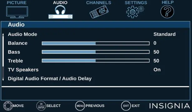 sound equalizer settings 