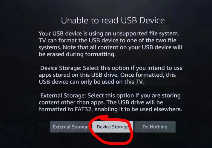 Device Storage