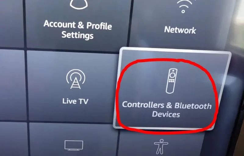 select controllers and bluetooth devices