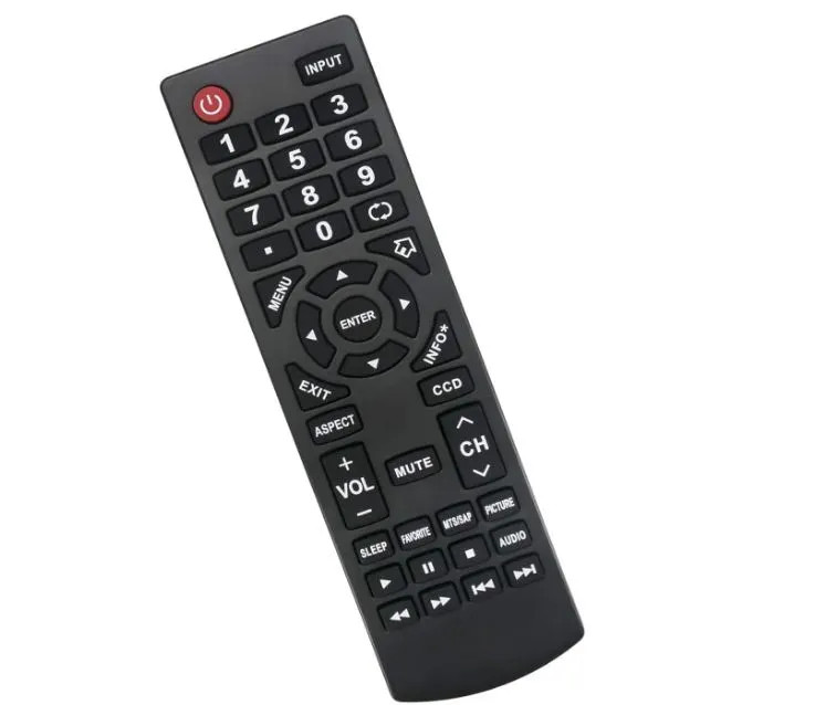 insignia tv remote layout